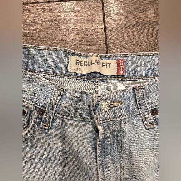 Levi’s 505 Regular Fit Jean Short sz 32 - Picture 2 of 4